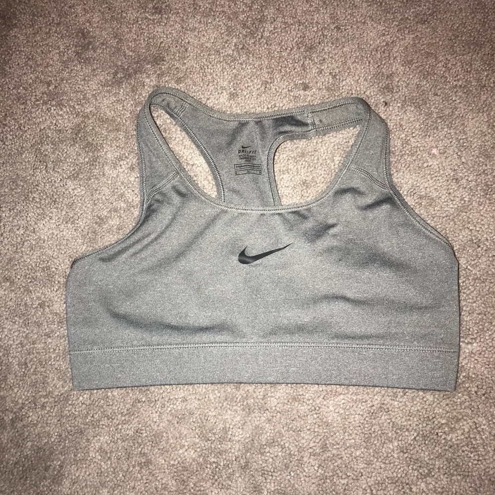 Gray Nike Bra